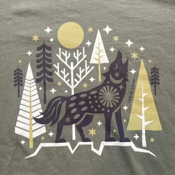 Life is good crusher tshirt. Worn once - Picture 2 of 3